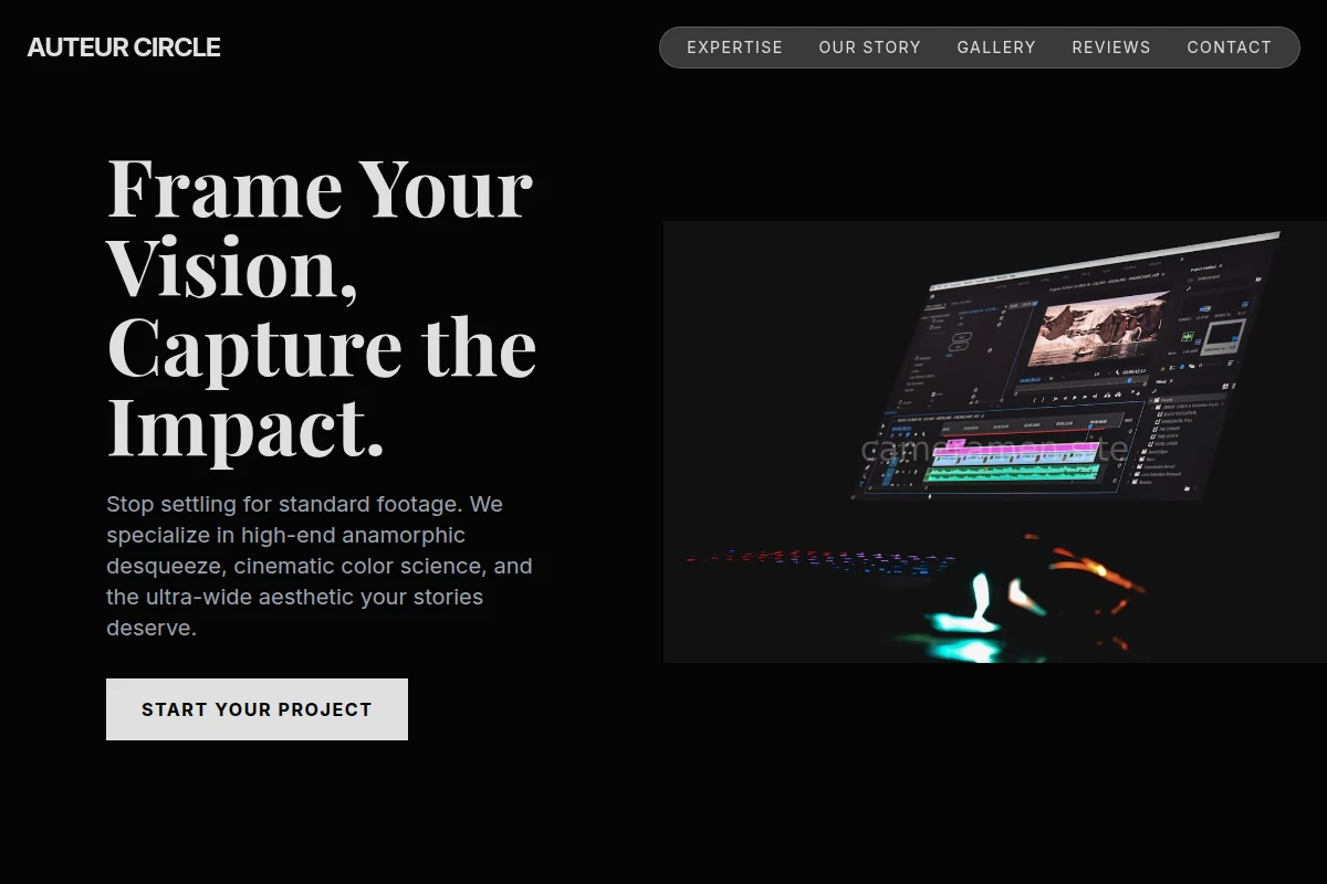 Anamorphic Video Editing
